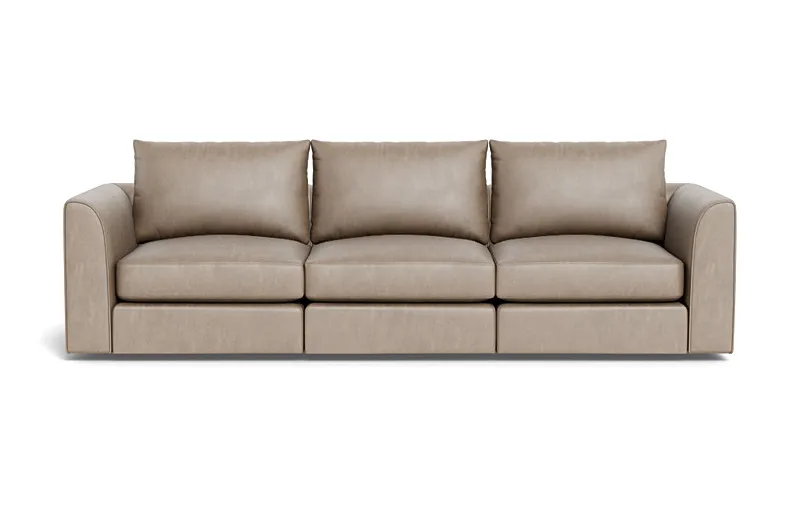 Beckham Leather Modular 3-Seat Sofa