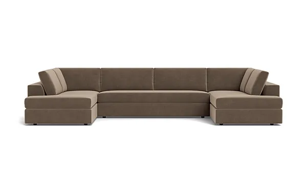 Lee 3-Piece U-Shaped Bumper Sectional