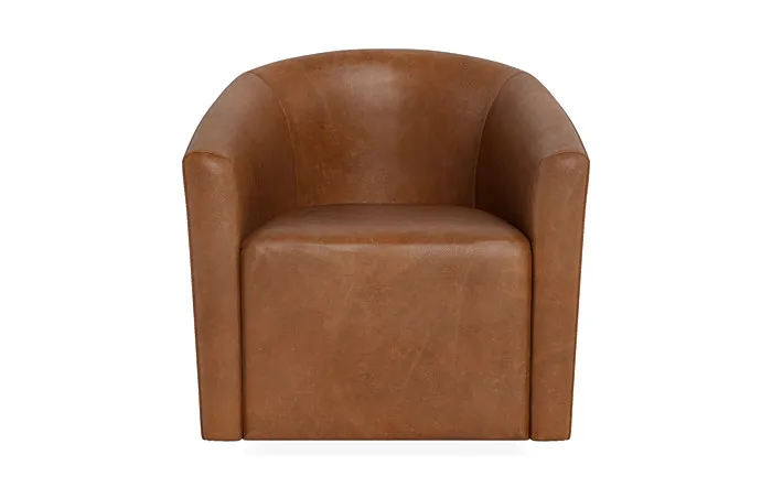 Tegan Leather Swivel Chair