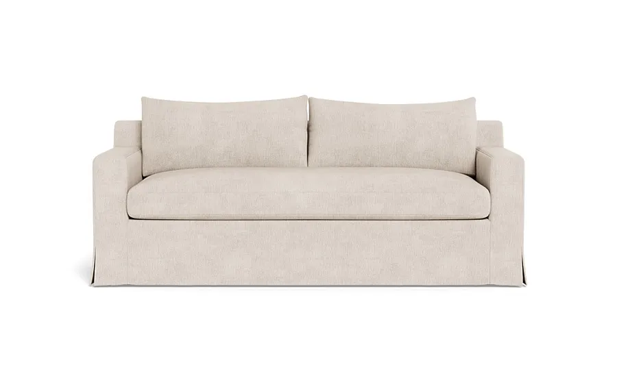Sloan Slipcovered 2-Seat Sofa, Bench Seat