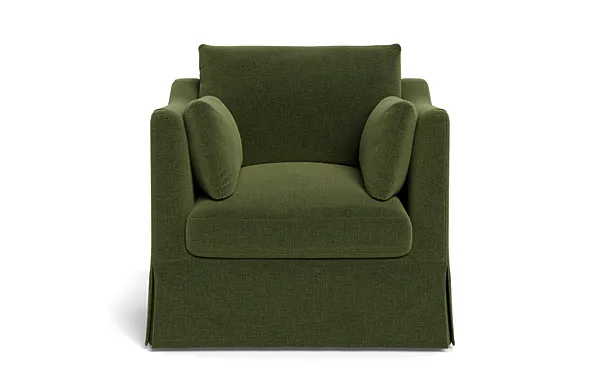 Caitlin Slipcovered Swivel Chair by The EverygirlÃ?Â®