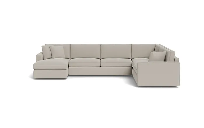 James 4-Piece 5-Seat Corner Chaise Sectional Left