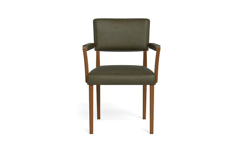 Monte Leather Upholstered Head of Table Chair