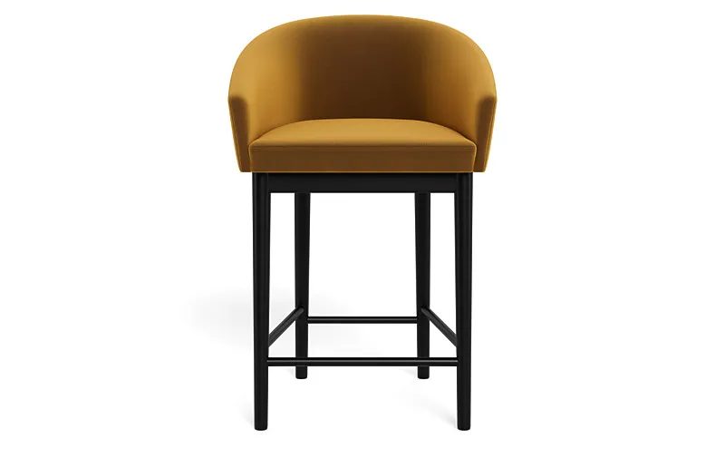 Destin Wood Framed Upholstered Stool