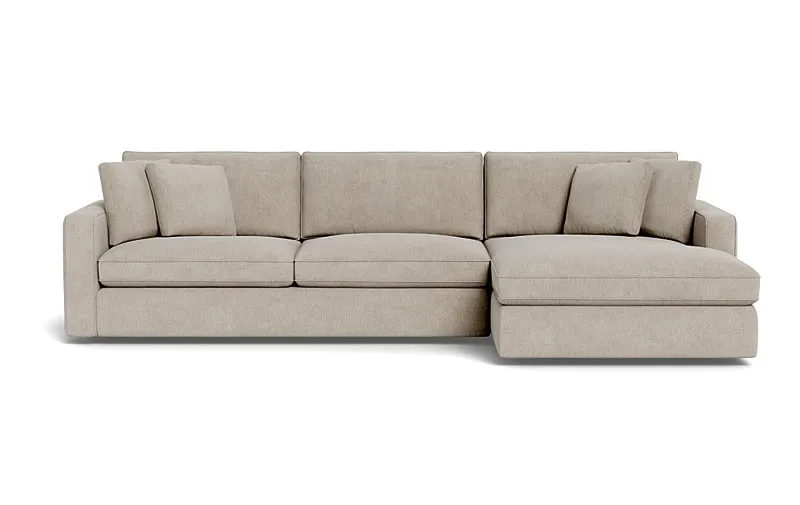 James 3-Seat Right Chaise Sectional