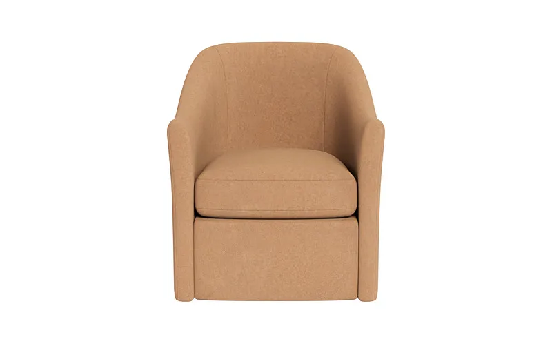 Savona Leather Swivel Chair