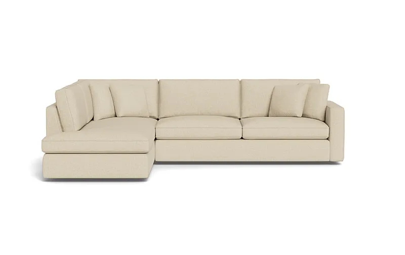 James 3-Seat Left Bumper Sectional