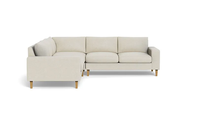 Saylor Wide Arm Corner 4-Seat Sectional Sofa