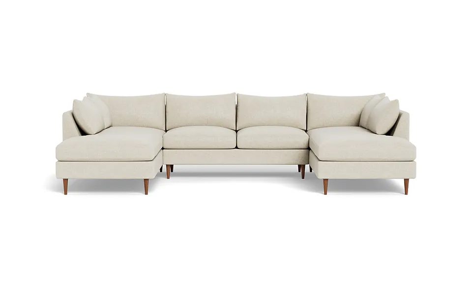 Sloan 3-Piece U-Bumper Sectional