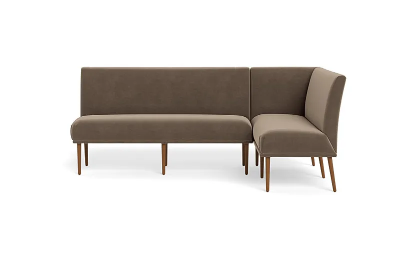 Dorian Upholstered Right Banquette with Tufting Option