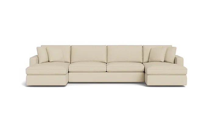 James 3-Piece 4-Seat U Chaise Sectional