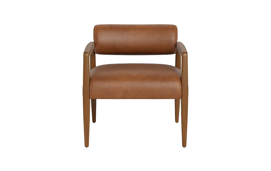 Gwen Leather Accent Chair