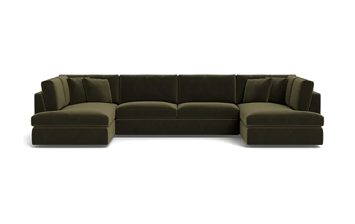 James 3-Piece U-Bumper Sectional