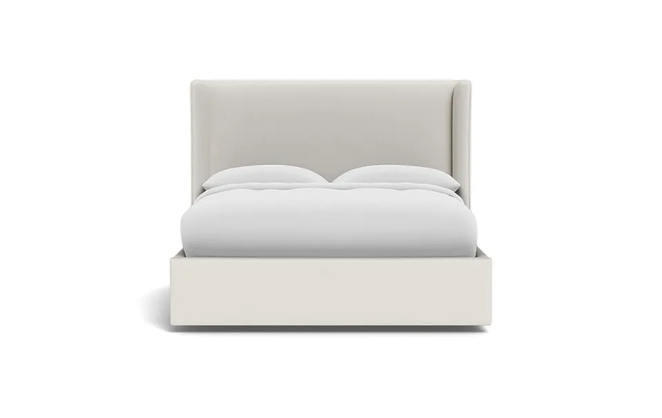 Graham Upholstered Queen Bed - Sea Salt