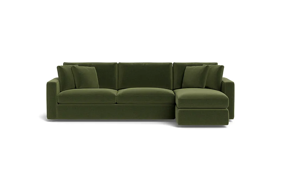 James 3-Seat Right Chaise Sleeper Storage Sectional