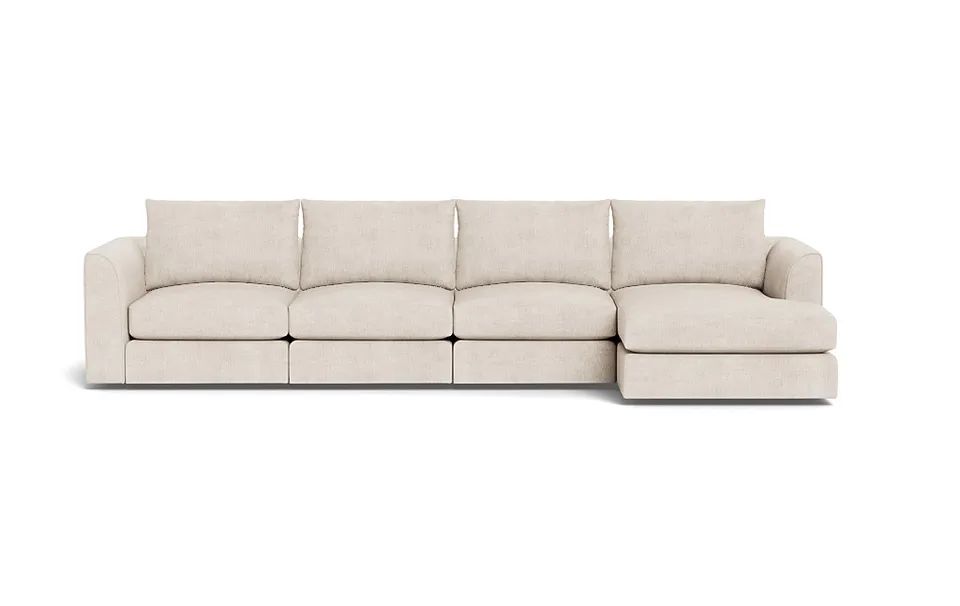 Beckham Modular 4-Seat Right Chaise Sectional