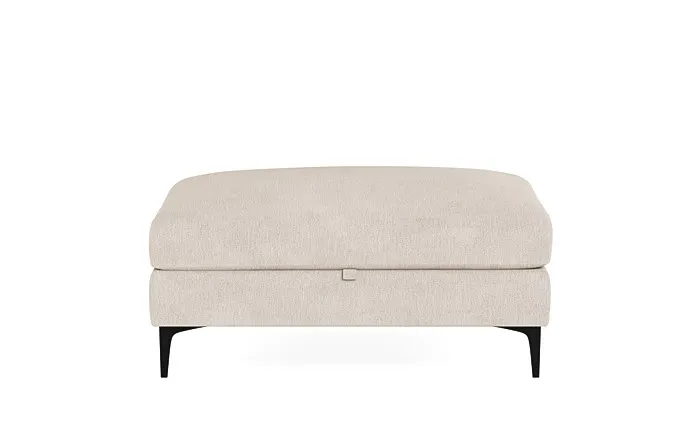 Sloan Storage Ottoman, Down alternative