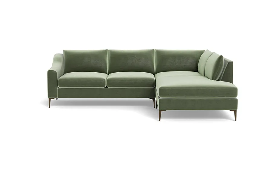 Saylor Slope Arm 3-Seat  Bumper Sectional