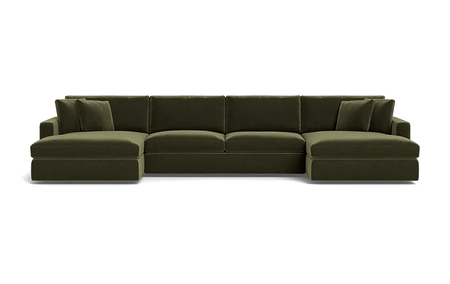 James 3-Piece 4-Seat U Chaise Sectional