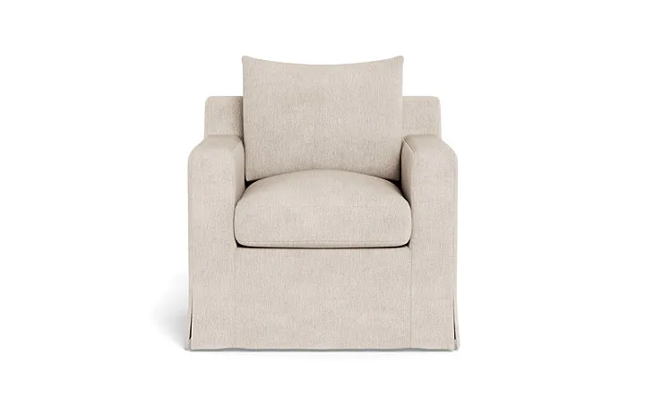 Sloan Slipcovered Petite Chair