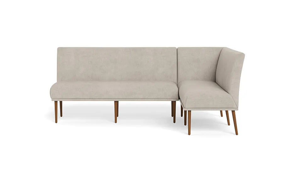 Dorian Upholstered Right Banquette with Tufting Option