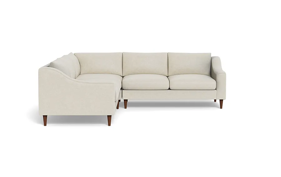 Saylor Slope Arm Corner 4-Seat Sectional Sofa
