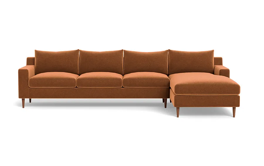 Sloan 4-Seat  Chaise Sectional *Down alternative fill