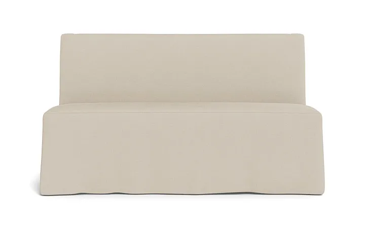 Dorian Slipcovered Dining Bench