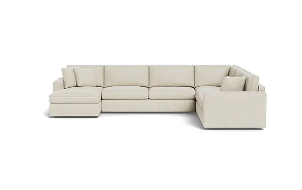 James 4-Piece 5-Seat Corner Chaise Sectional Left