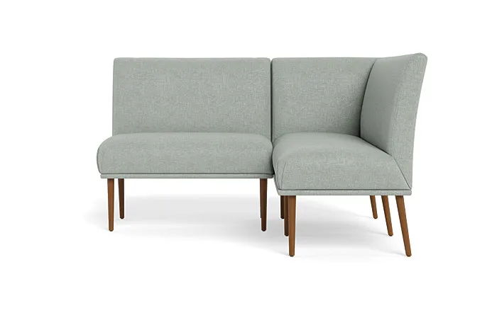 Dorian Upholstered Petite Right Banquette with Tufting Option