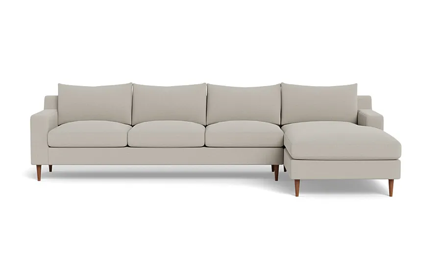 Sloan 4-Seat  Chaise Sectional*Down alternative fill