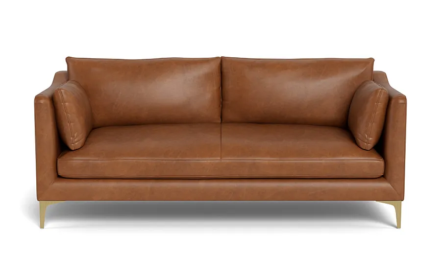 Caitlin Leather Sofa by The Everygirl®