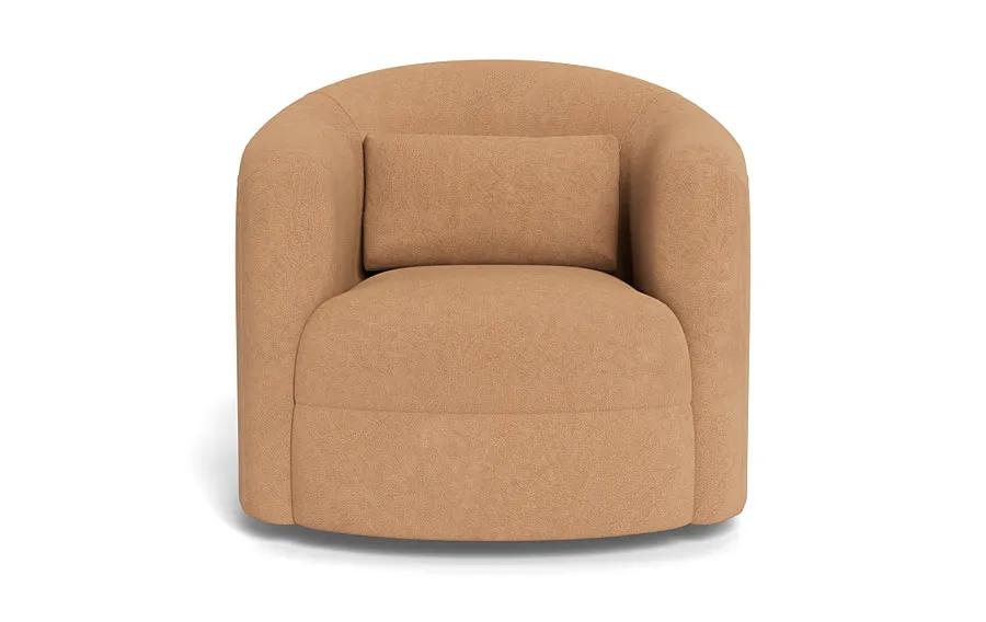 Fiona Leather Swivel Chair