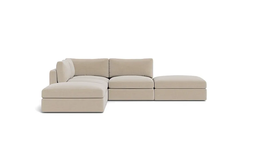 Tatum Modular Corner Sectional with Ottomans