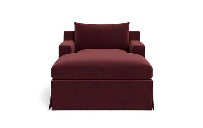Sloan Slipcovered Chaise Lounge