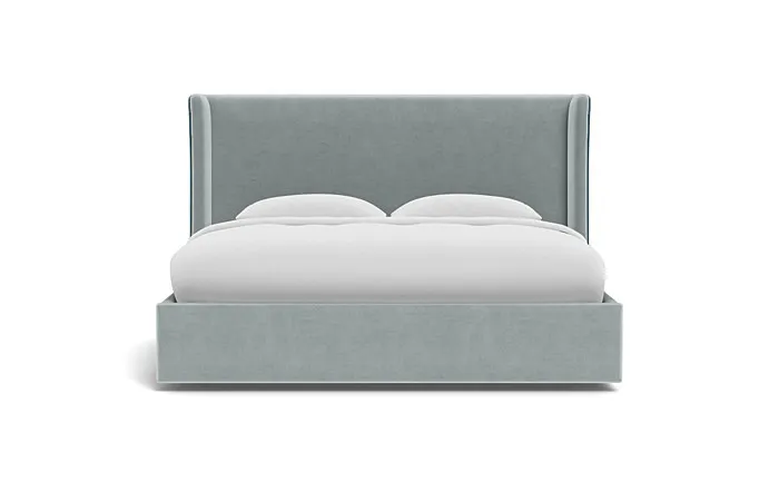 Graham Upholstered Bed with Contrast Piping and Storage Option