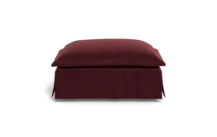 Skylar Rectangle Slipcovered Ottoman