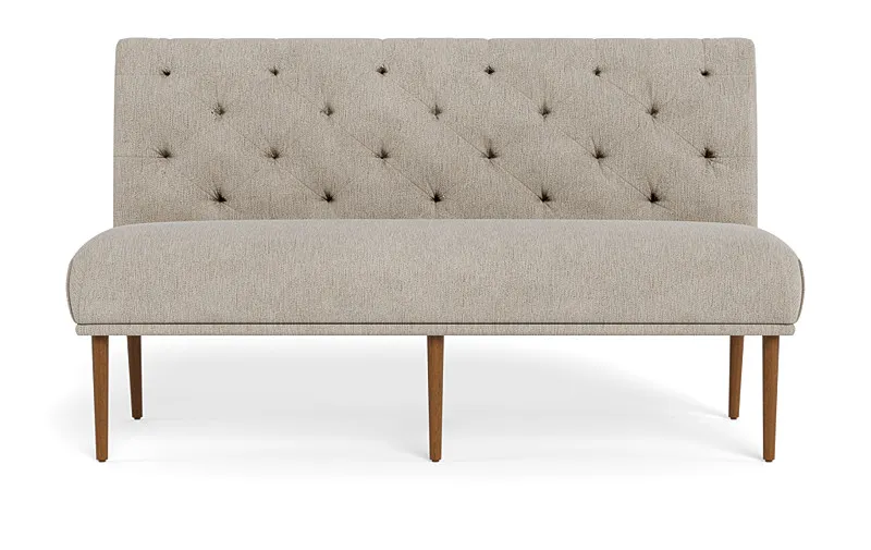 Dorian Upholstered Dining Bench with Tufting Option
