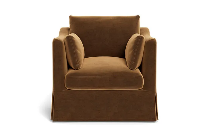 Caitlin Slipcovered Swivel Chair by The EverygirlÃ?Â®