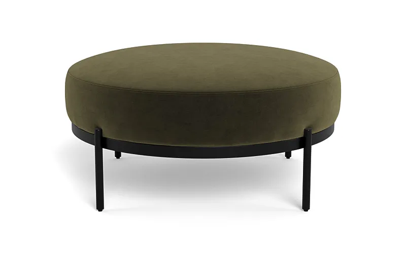 Kyle Round Coffee Table Ottoman
