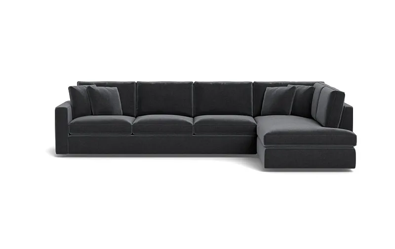 James 4-Seat Right Bumper Sectional
