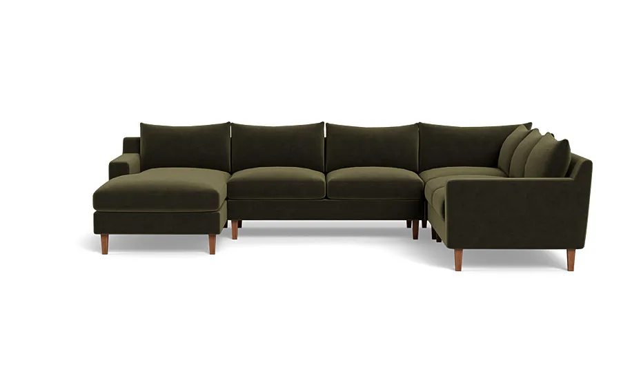 Sloan 4-Piece Corner Sectional Sofa with Left Chaise