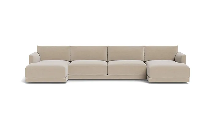 Lukas 3-Piece 4-seat U-Chaise Sectional 