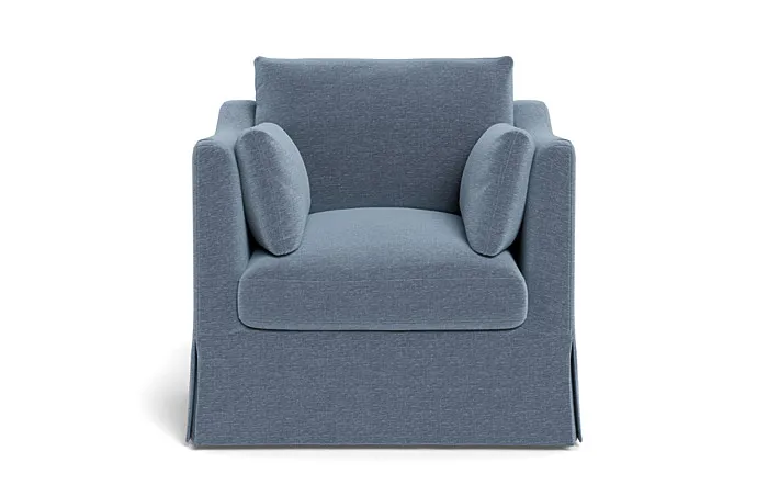 Caitlin Slipcovered Swivel Chair by The EverygirlÃ?Â®