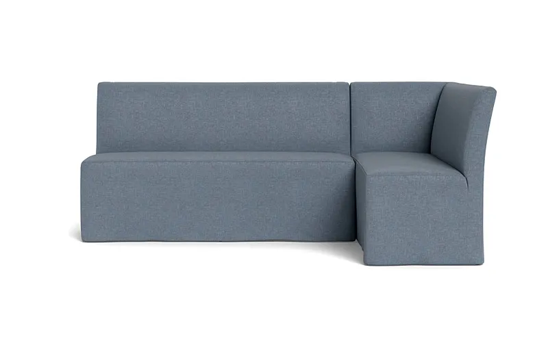 Dorian Slipcovered Right Banquette