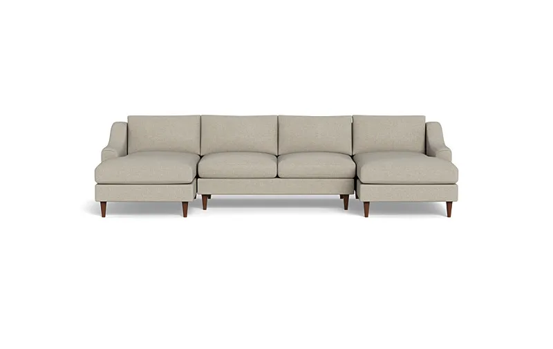 Saylor Slope Arm 3-Piece U-Sectional