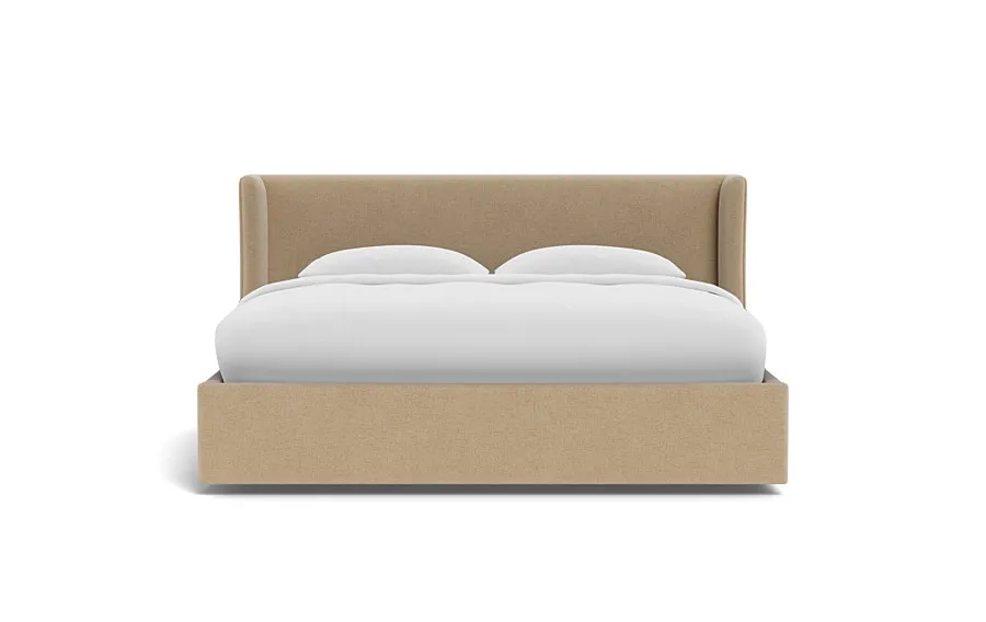 Graham Upholstered King Bed with Storage Option