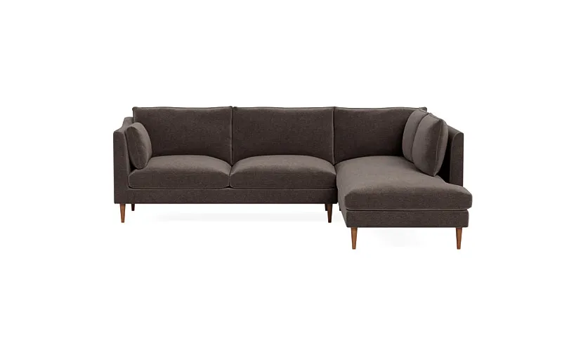 Caitlin 3-Seat  Bumper Sectional by The Everygirl®