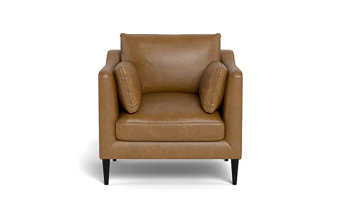 Caitlin Leather Petite Chair by The EverygirlÃ?Â®