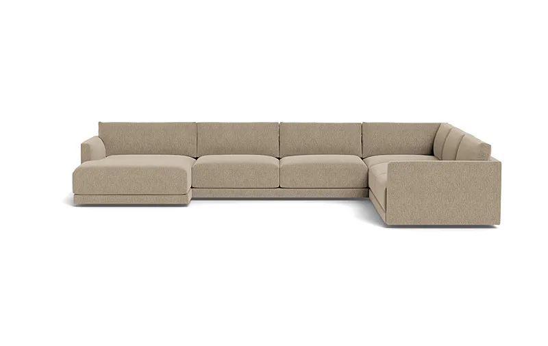 Lukas 4-Piece 5-Seat Corner Chaise Sectional Left